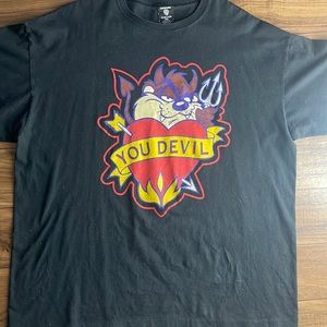 Taz you devil shirt size 2XXL Warner bros tag vintage